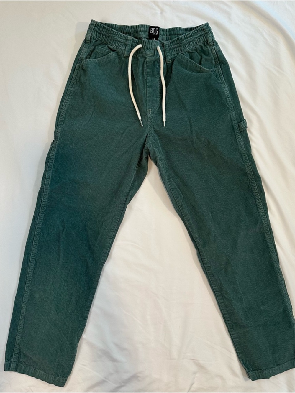 Green BDG Corduroy Drawstring Pants